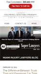 Mobile Screenshot of miamiinjurylawyersblog.com